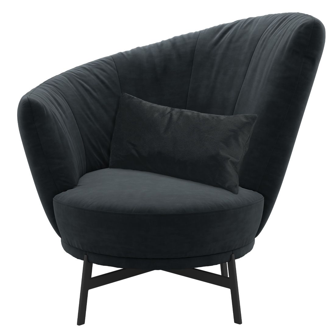 Musterring Kleo Loungestuhl 97x88x95cm Samt