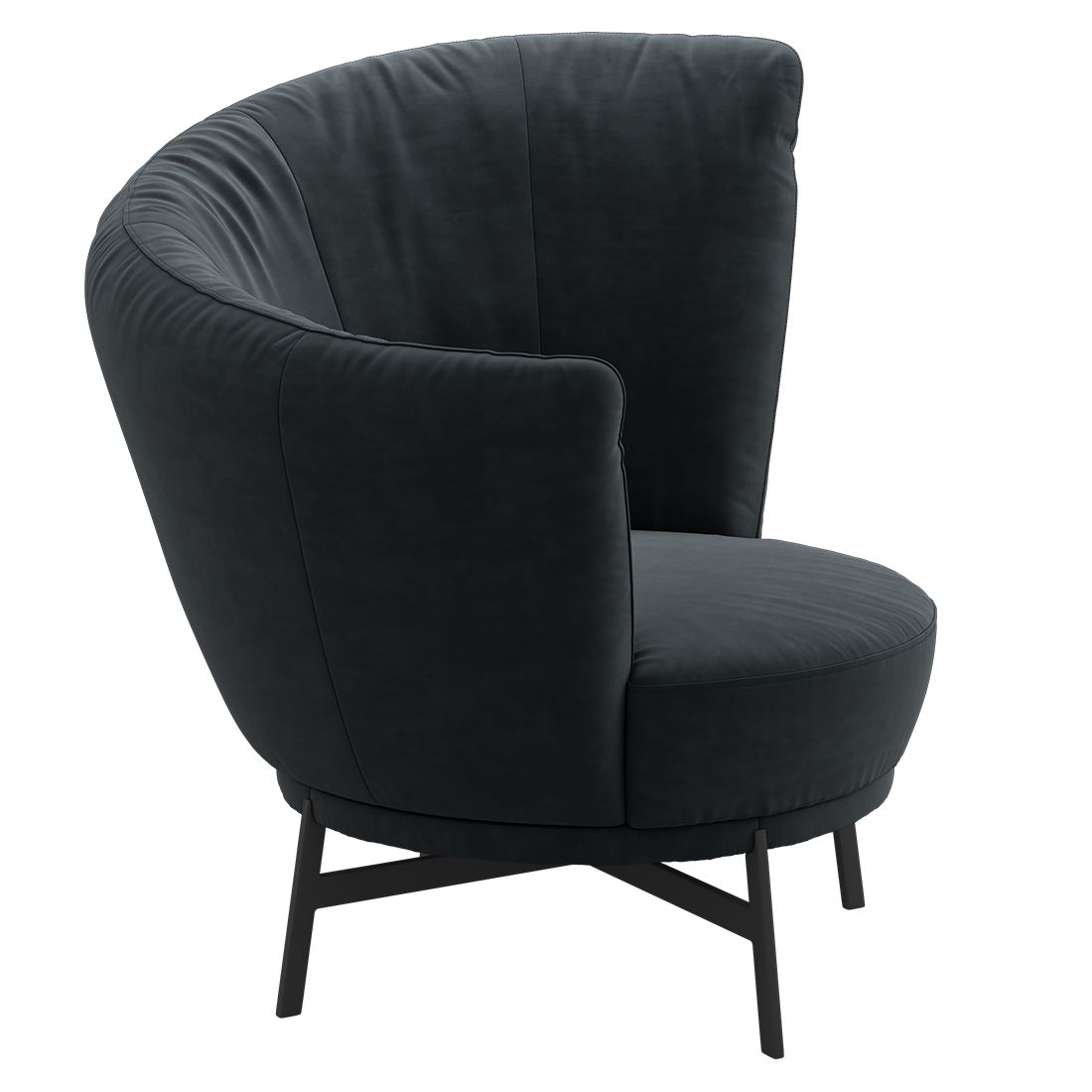 Musterring Kleo Loungestuhl 97x88x95cm Samt