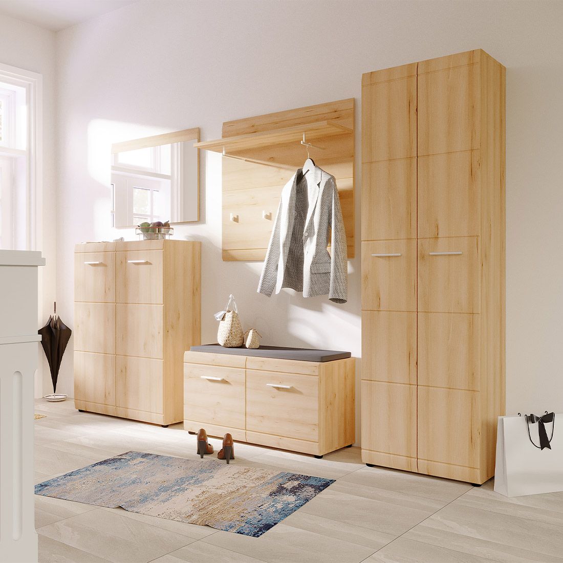 Germania Adana Garderobenpaneel 96x30x90cm