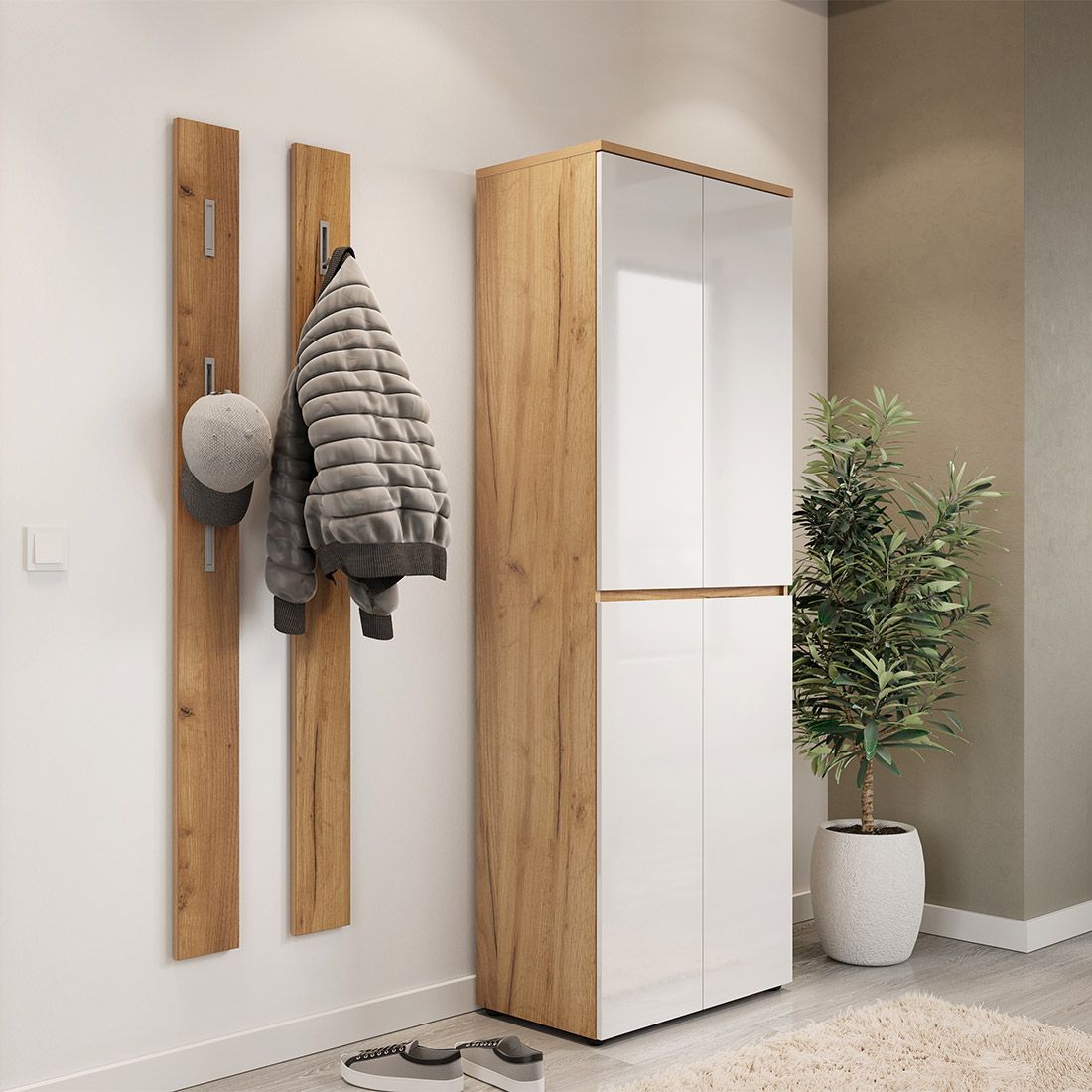 Germania Calvera Garderobenschrank 70x41x199cm