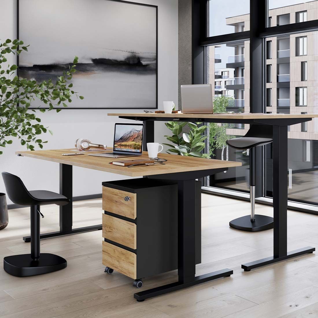 Germania Lissabon Rollcontainer 41x50x60cm