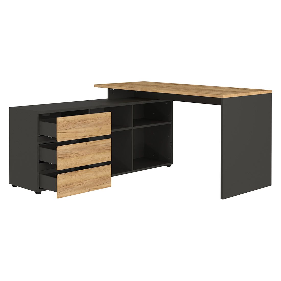 Germania Lissabon Schreibtisch 145x146x77cm