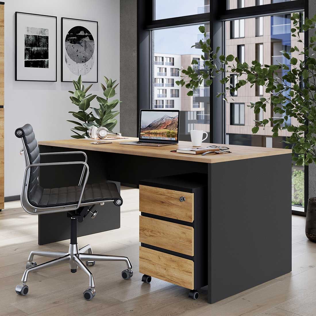 Germania Lissabon Schreibtisch 158x79x75cm