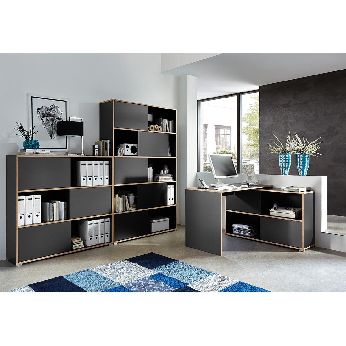 Germania Slide Schreibtisch 120x120x76cm