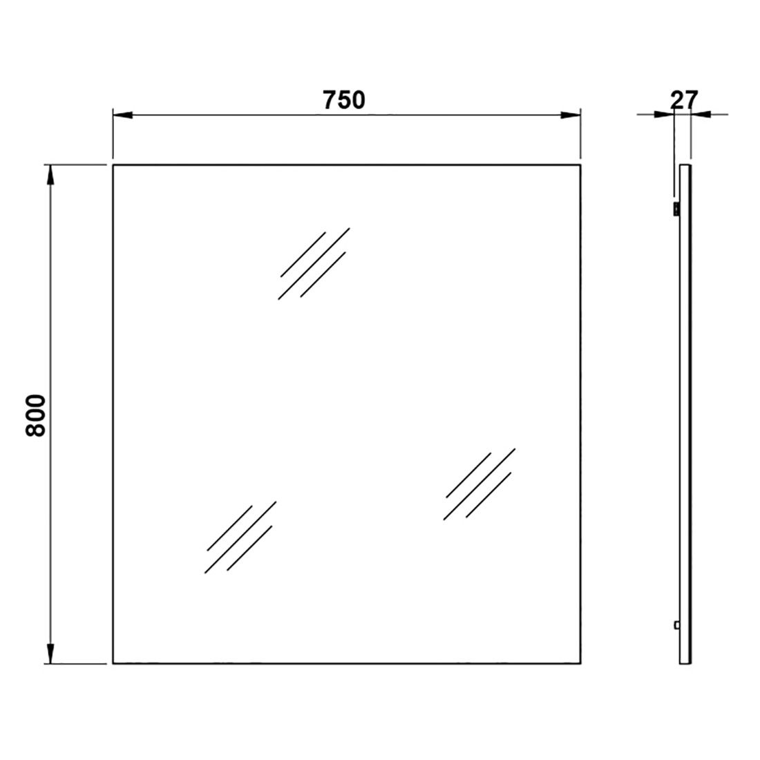 Germania Spiegel 75x80cm