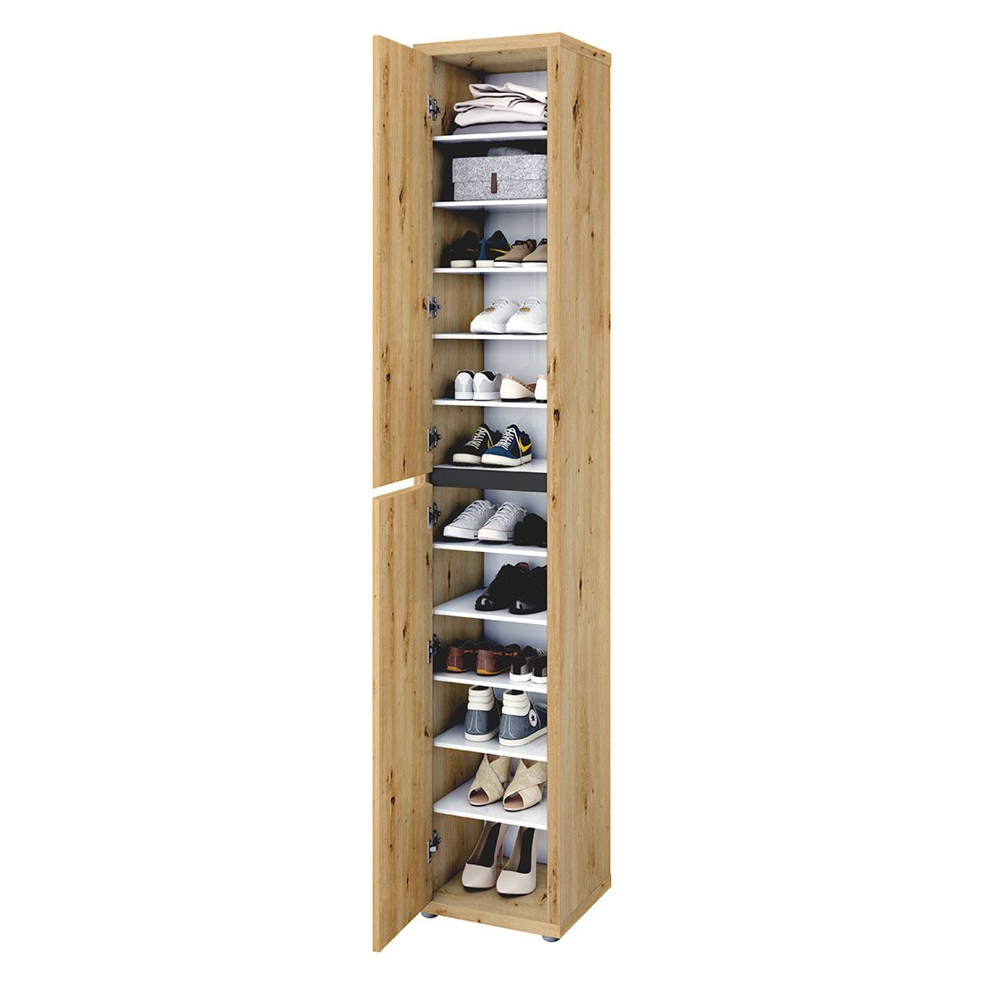 HMW Collection Flap Garderobenschrank 38,3x34x211,6cm