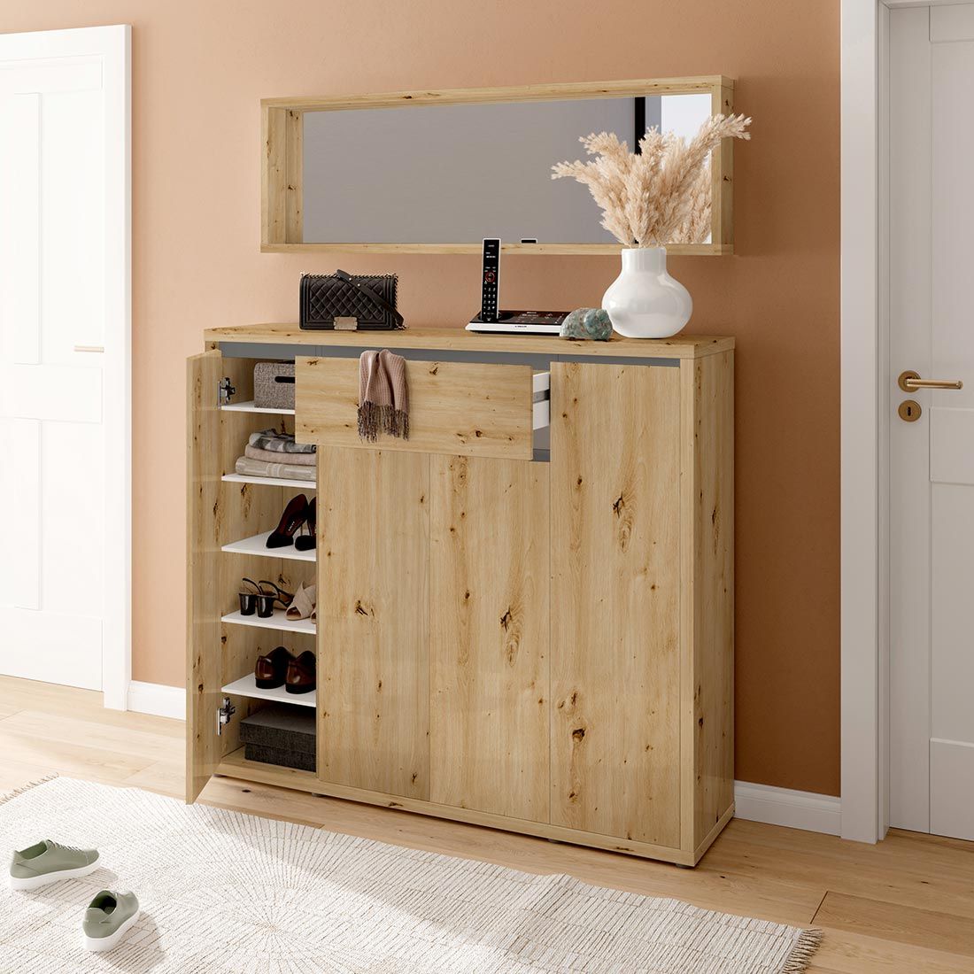 HMW Collection Flap Spiegel 131,4x43,2cm