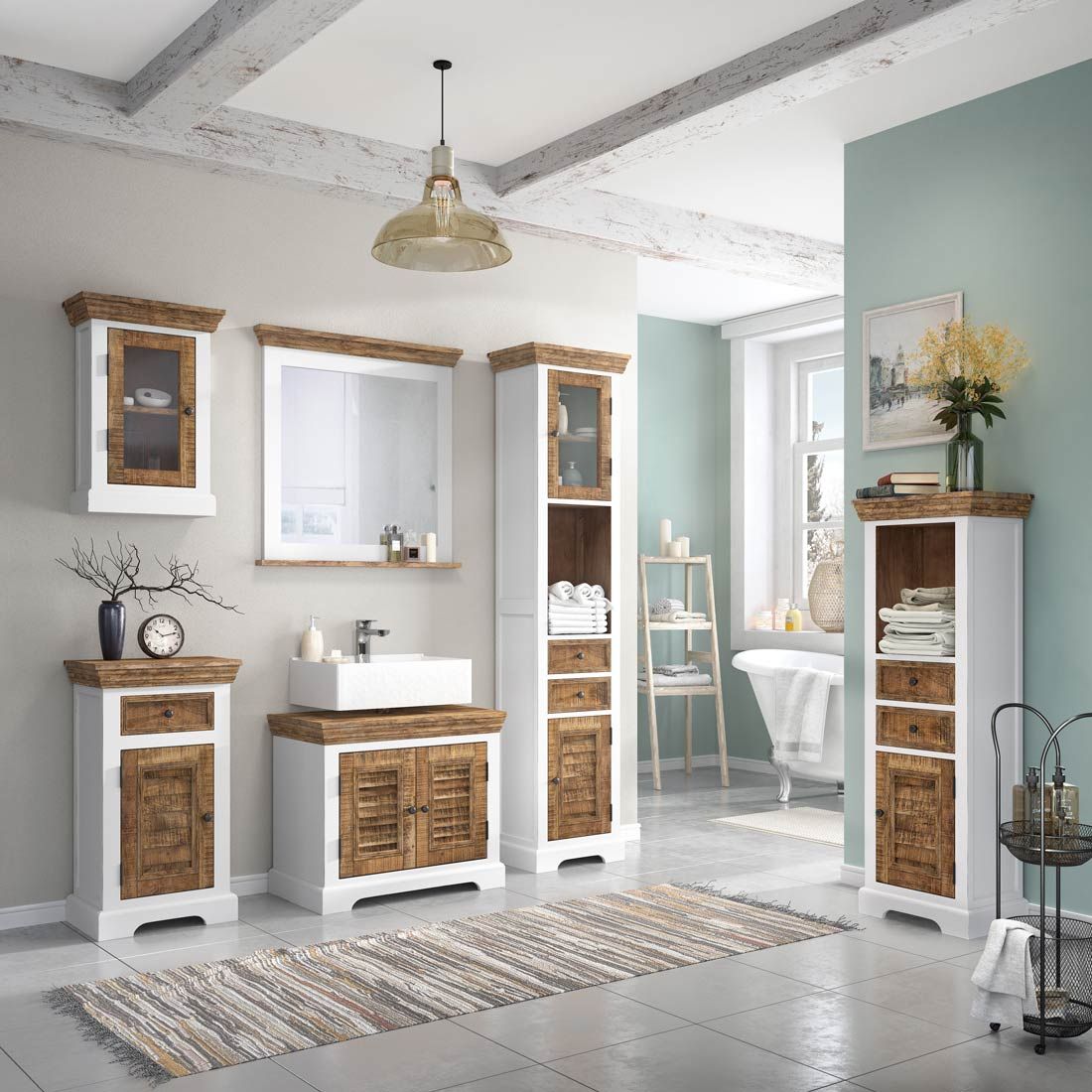 HOMELIV. Bahia Hochschrank 45x30x130cm