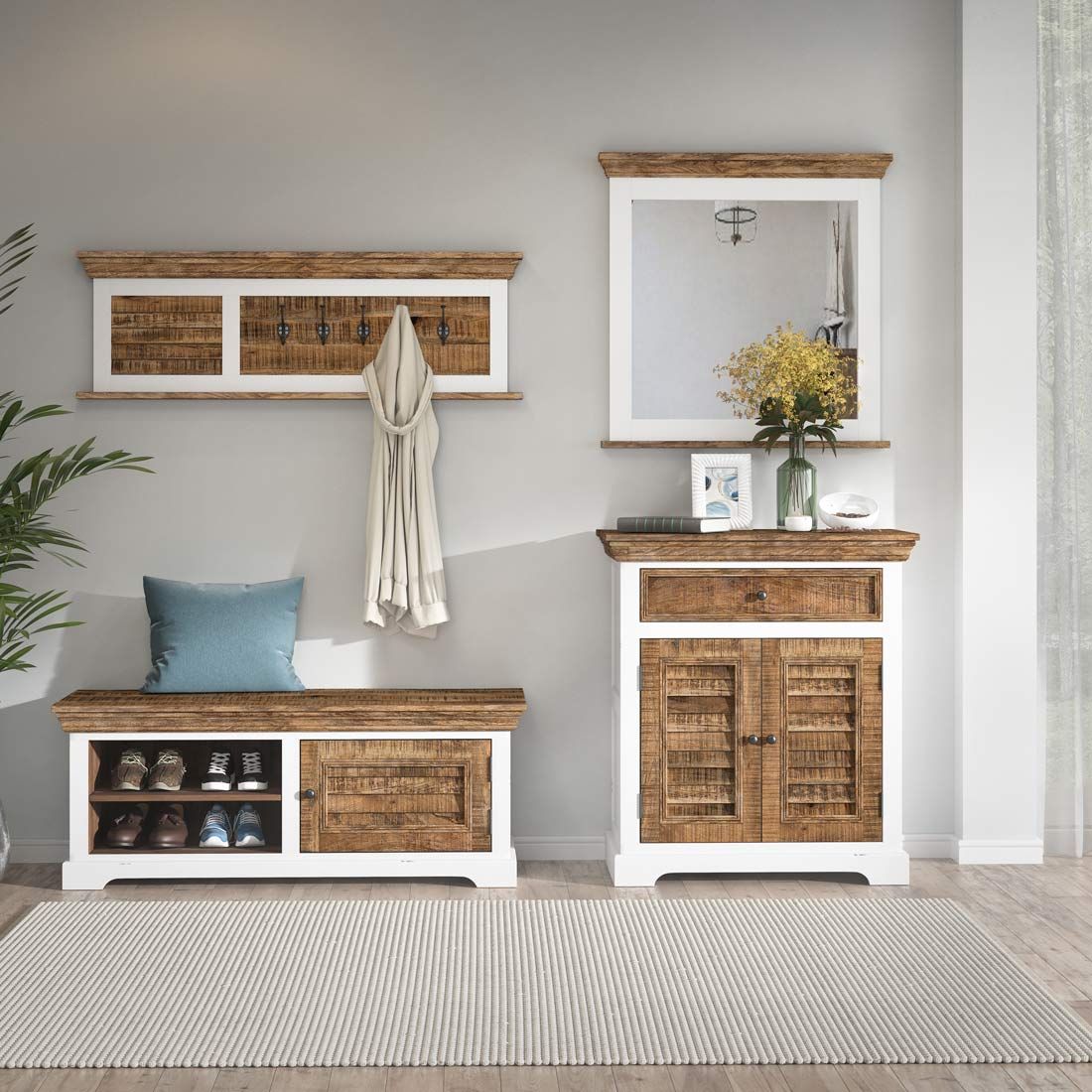 HOMELIV. Bahia Schuhschrank 80x45x90cm
