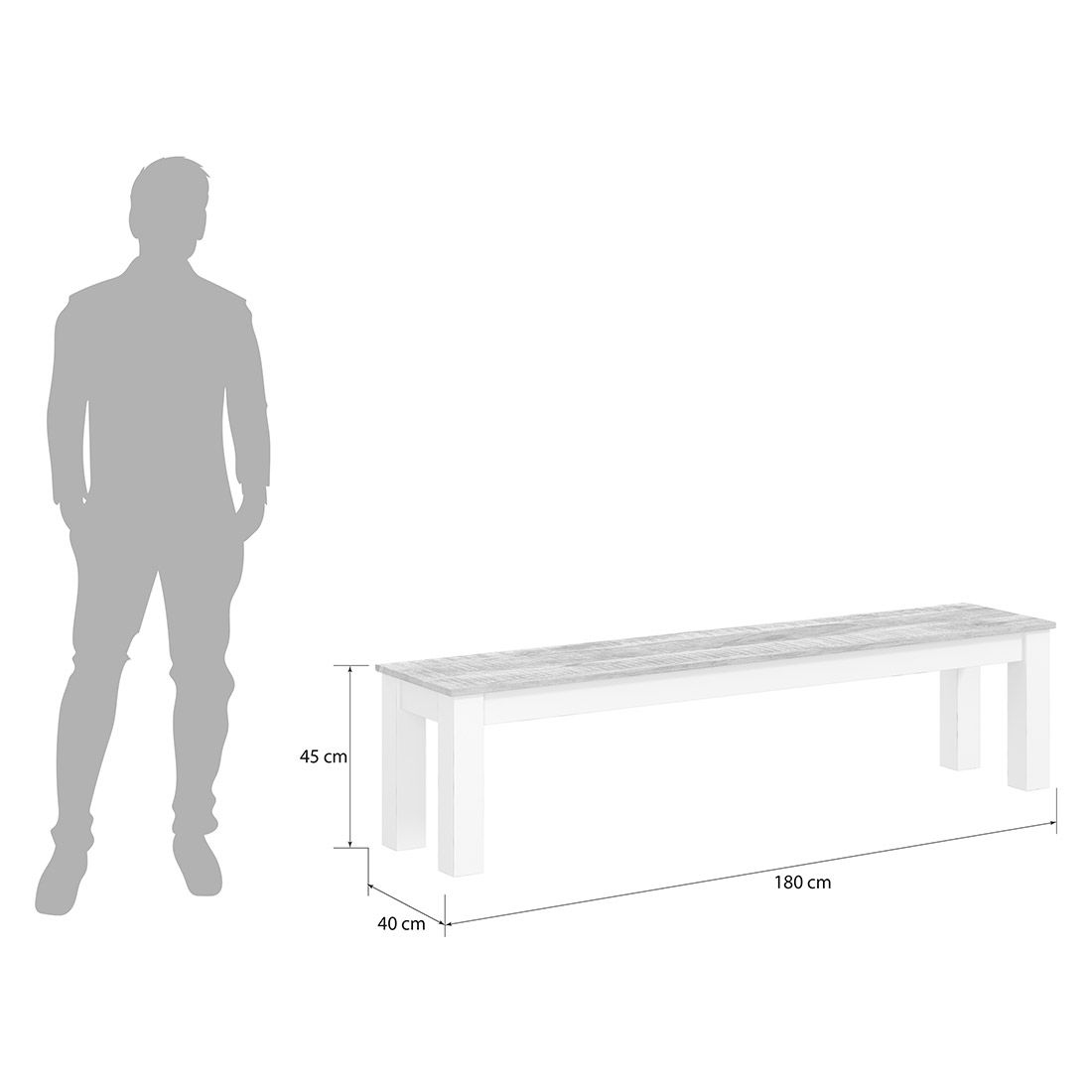 HOMELIV. Bahia Sitzbank 180cm