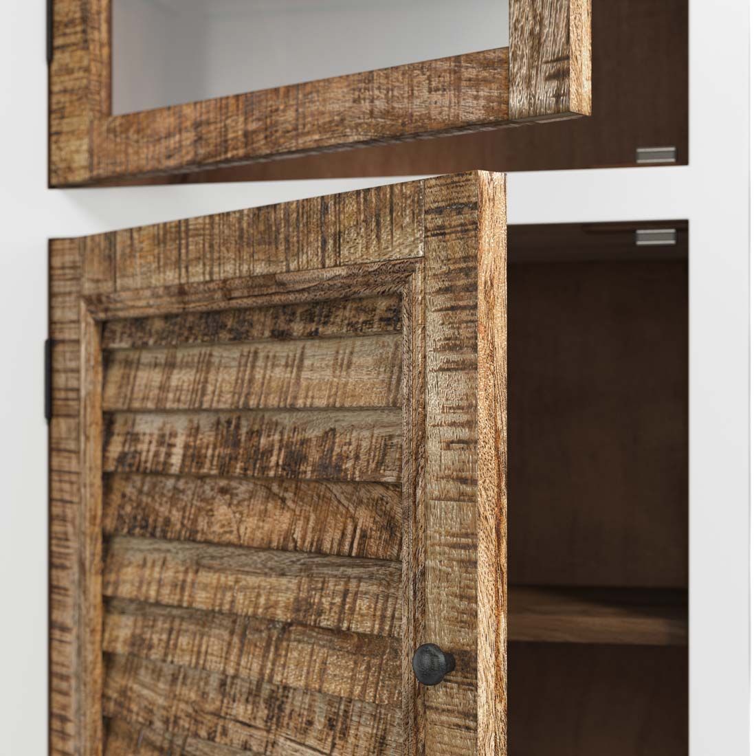 HOMELIV. Bahia Vitrinenschrank 67x40x195cm