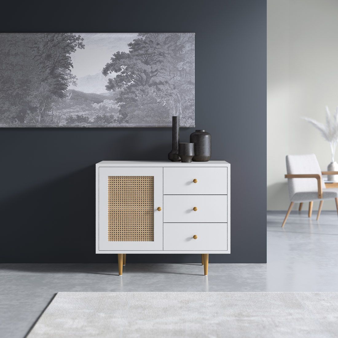 HOMELIV. Edessa Kommode 90x43x76cm