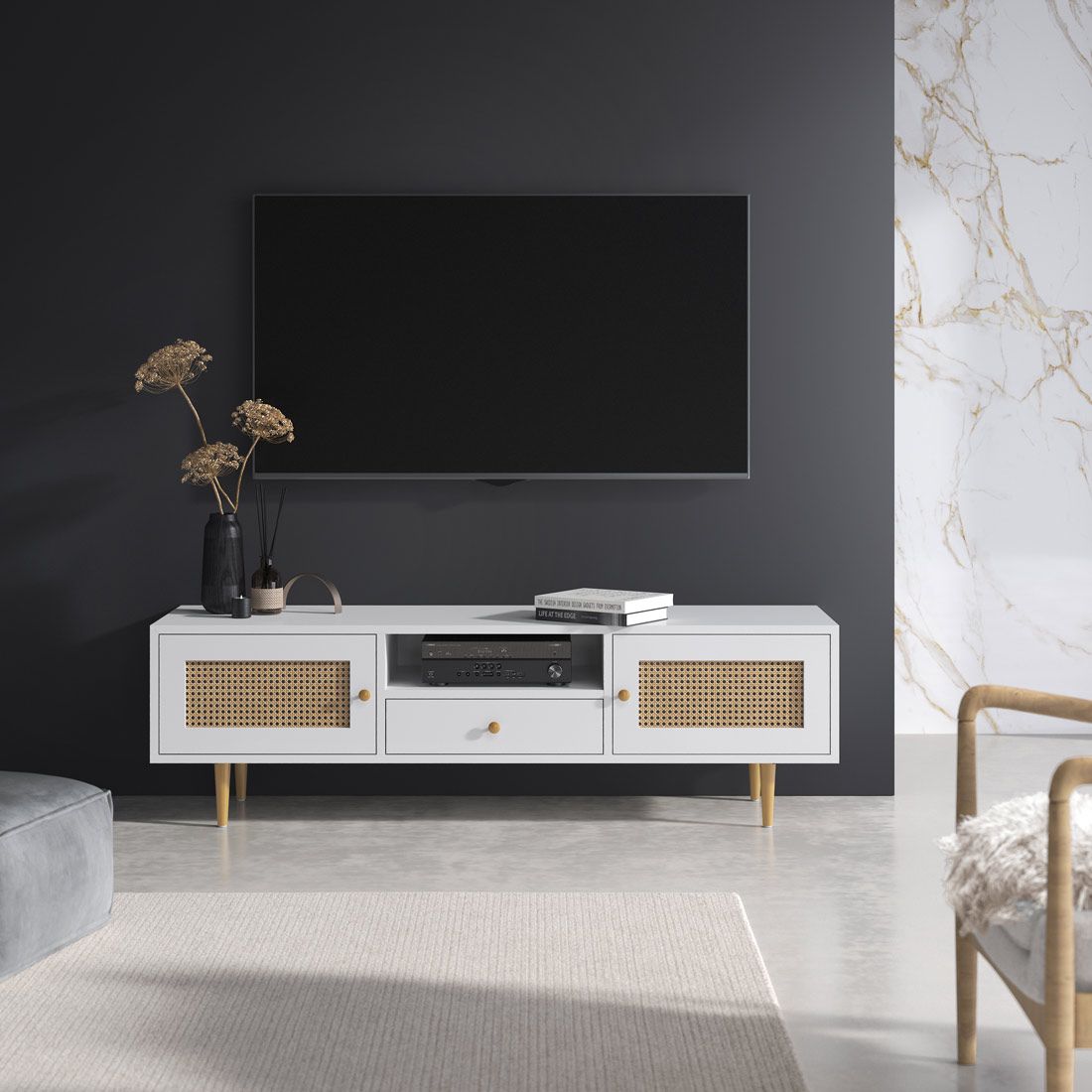 HOMELIV. Edessa Lowboard 160x43x45cm