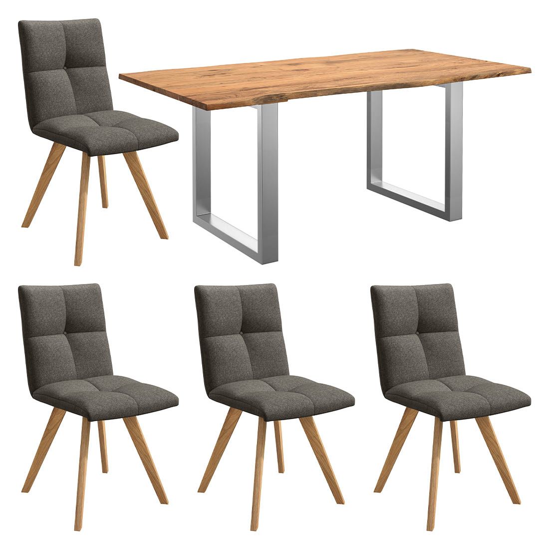 HOMELIV. Herbs Essgruppe 5-tlg. Tisch 180x90cm