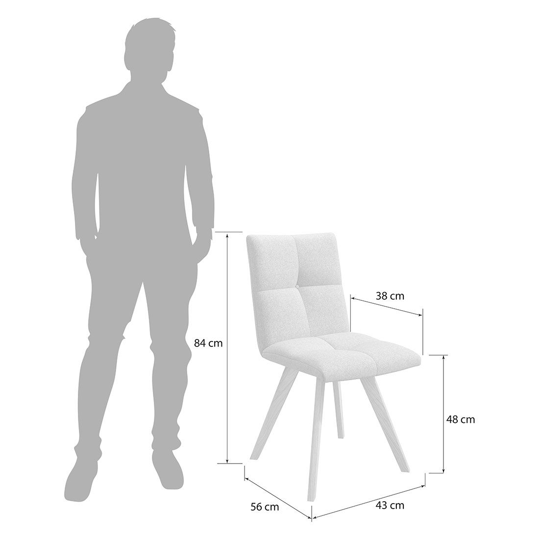 HOMELIV. Herbs Essgruppe 5-tlg. Tisch 180x90cm