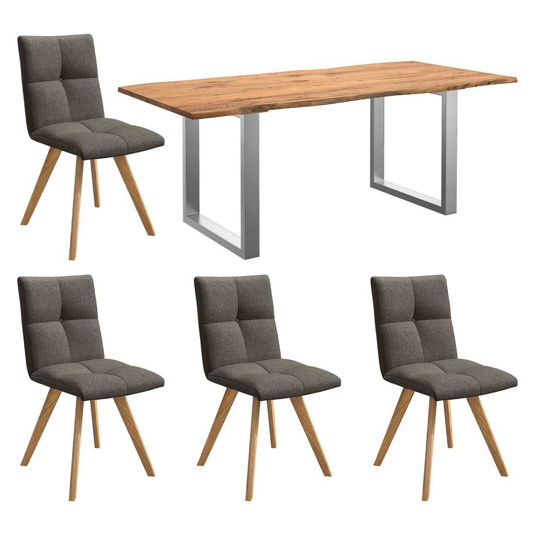 HOMELIV. Herbs Essgruppe 5-tlg. Tisch 200x90cm
