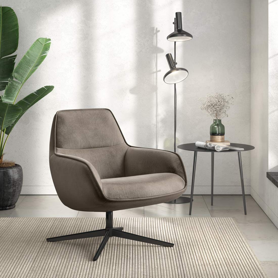 HOMELIV. Laja Low Sessel 70x76x78,8cm