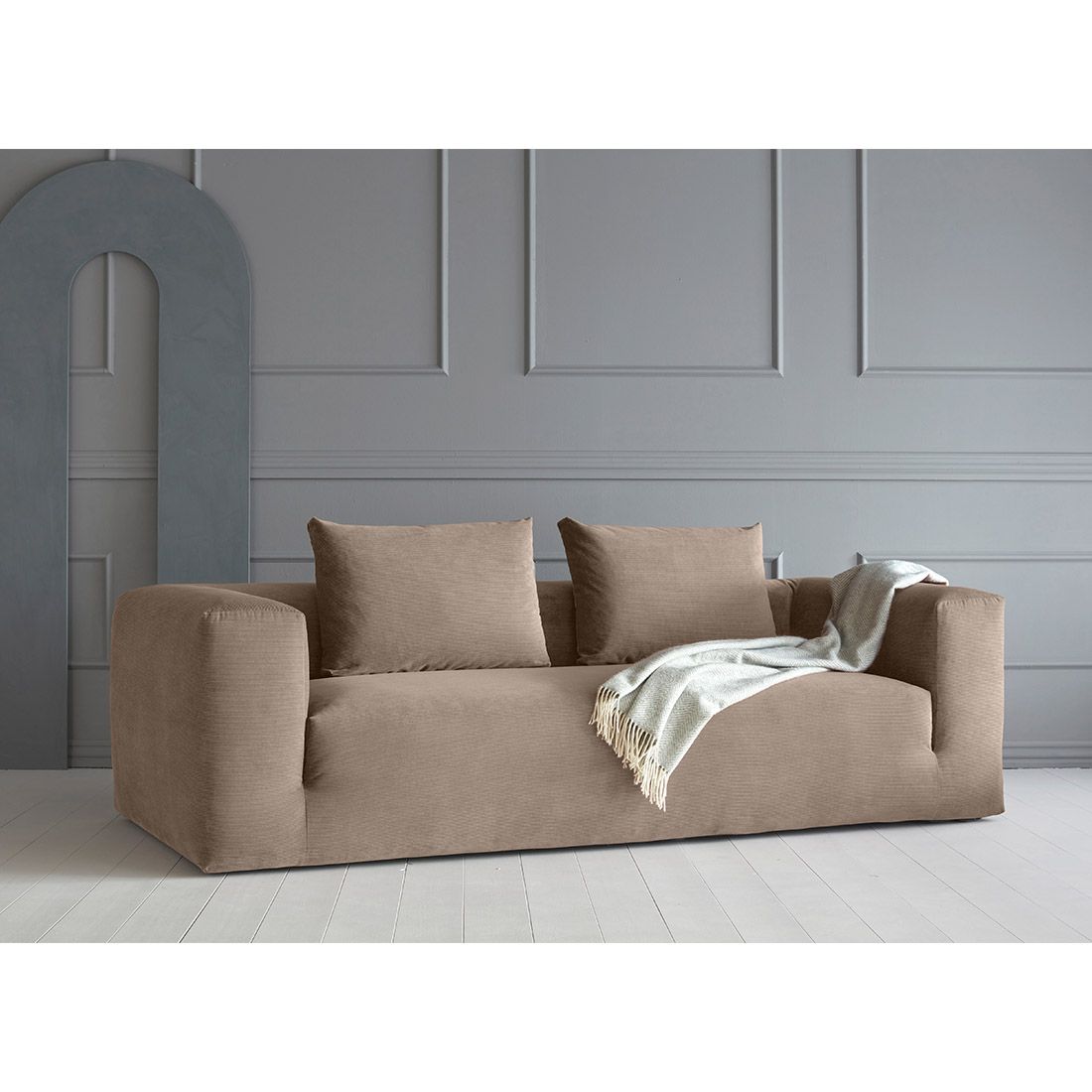 HOMELIV. Lime Big Sofa 237x102x64cm Cord