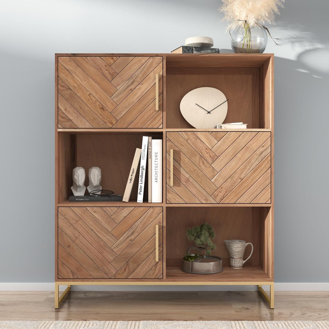 HOMELIV. Module Highboard 120x39x140cm