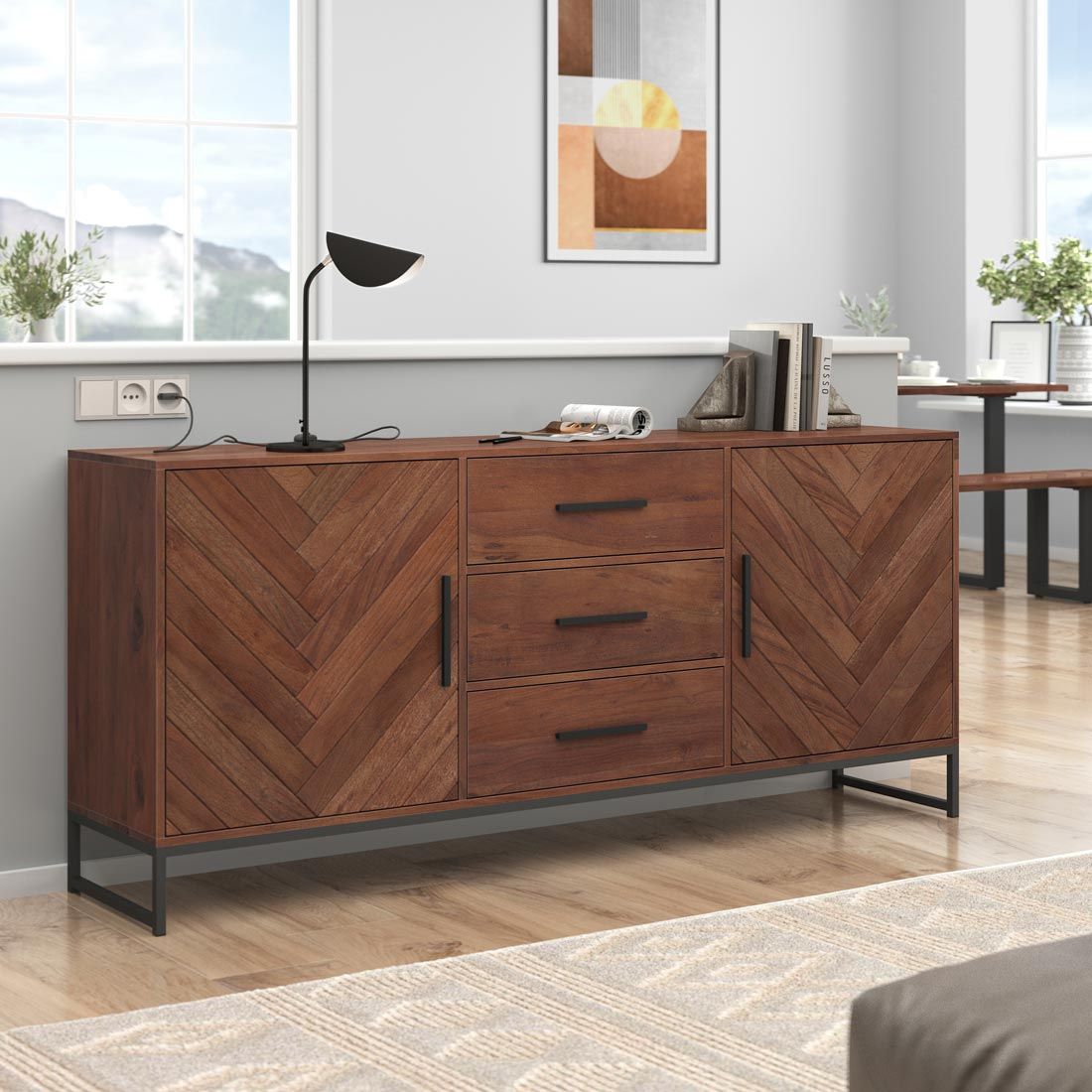 HOMELIV. Module Sideboard 180x39x80cm