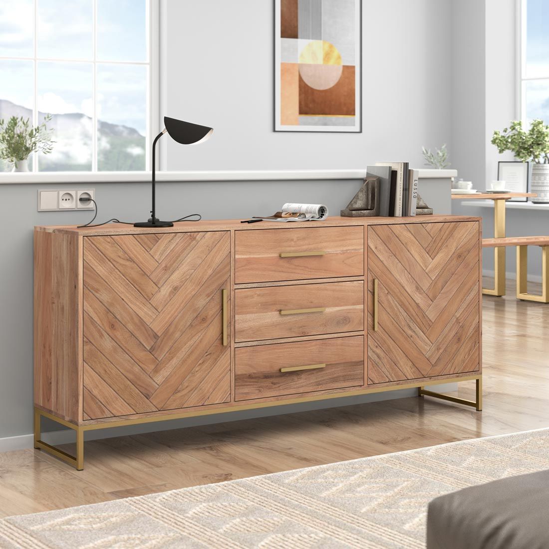 HOMELIV. Module  Sideboard 180x39x80cm