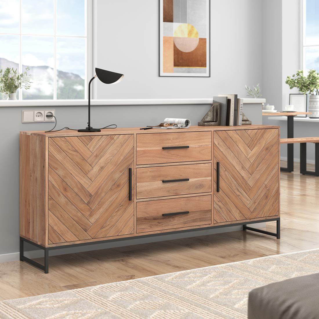 HOMELIV. Module Sideboard 180x39x80cm