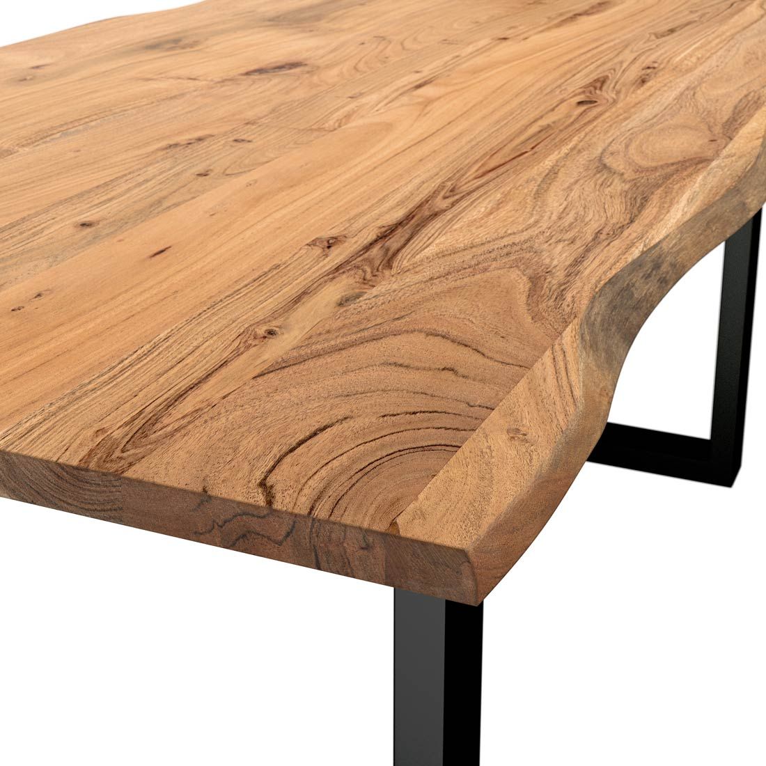 HOMELIV. Pepper Essgruppe 5-tlg. Tisch 200x90cm