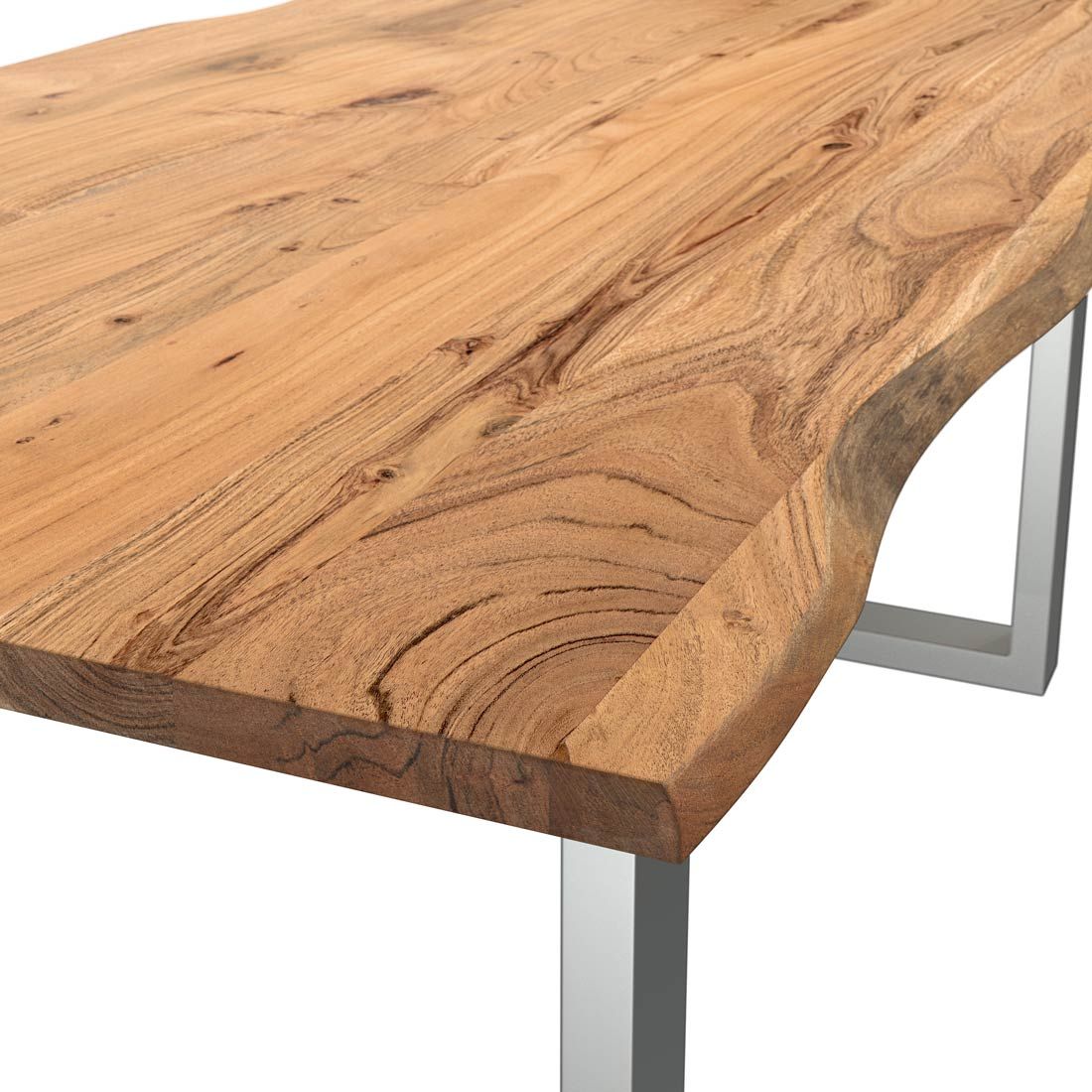 HOMELIV. Pepper Essgruppe 5-tlg. Tisch 200x90cm