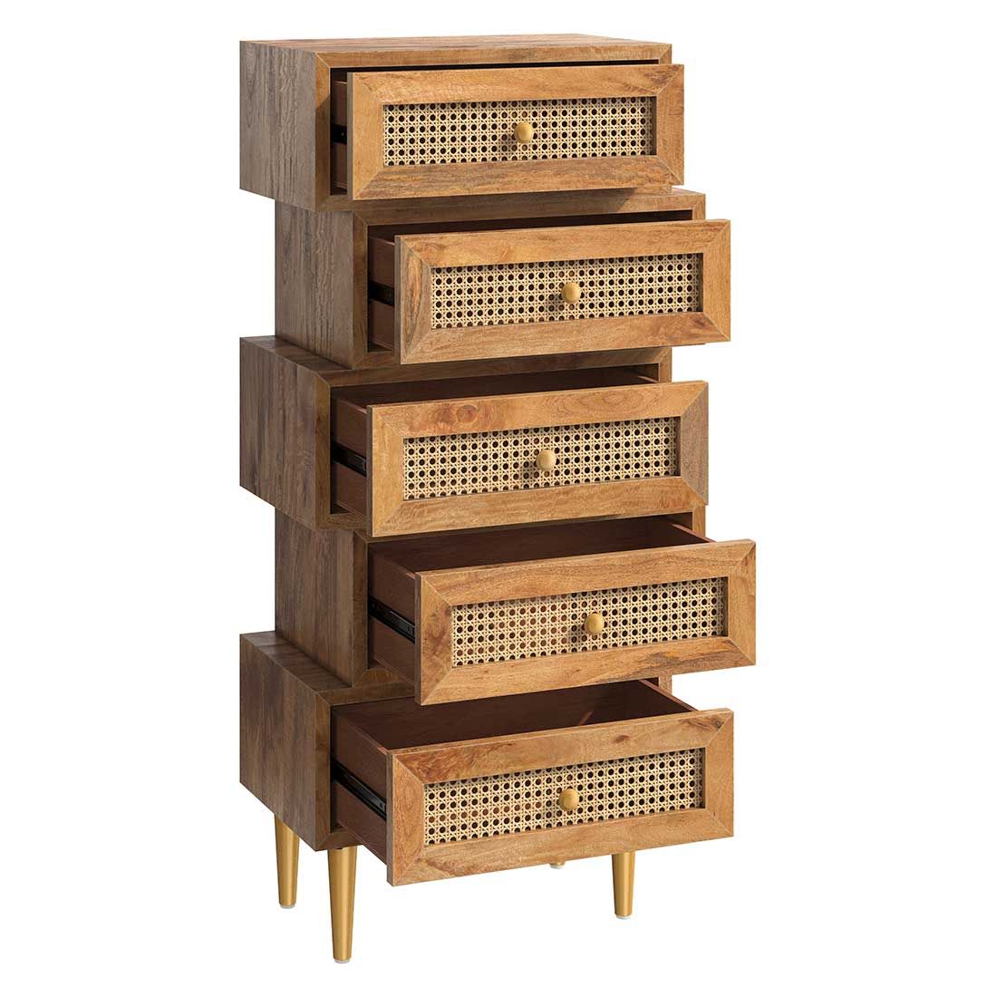 HOMELIV. Silea Hochkommode 55x30x116cm