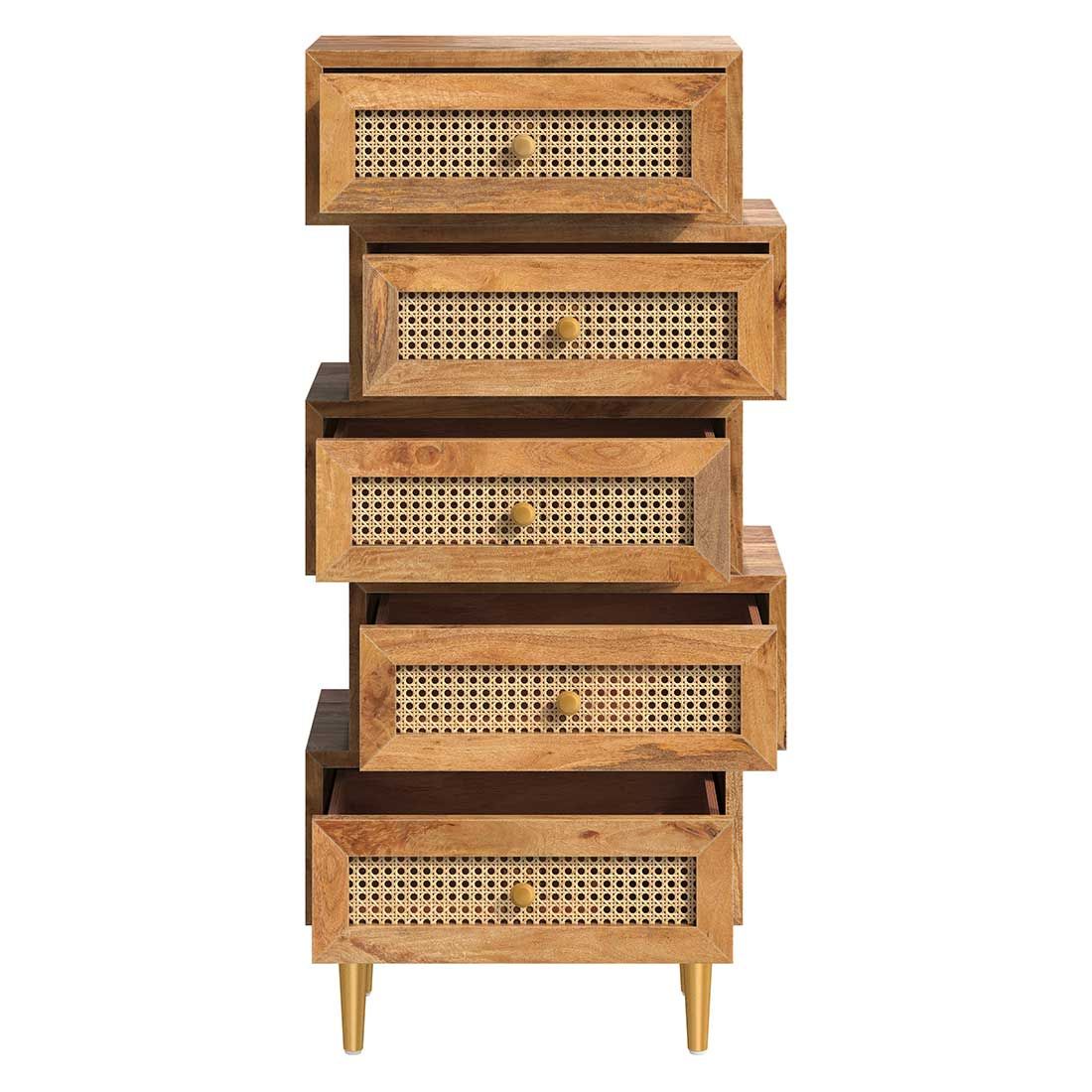HOMELIV. Silea Hochkommode 55x30x116cm