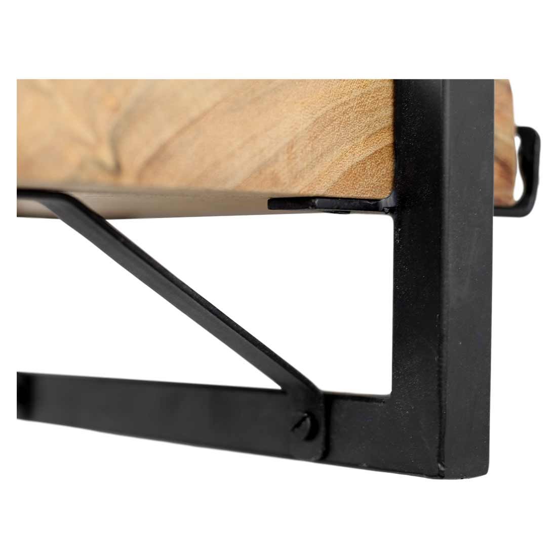 HSM Collection Levels Live Edge Wandregal 25x22x32cm