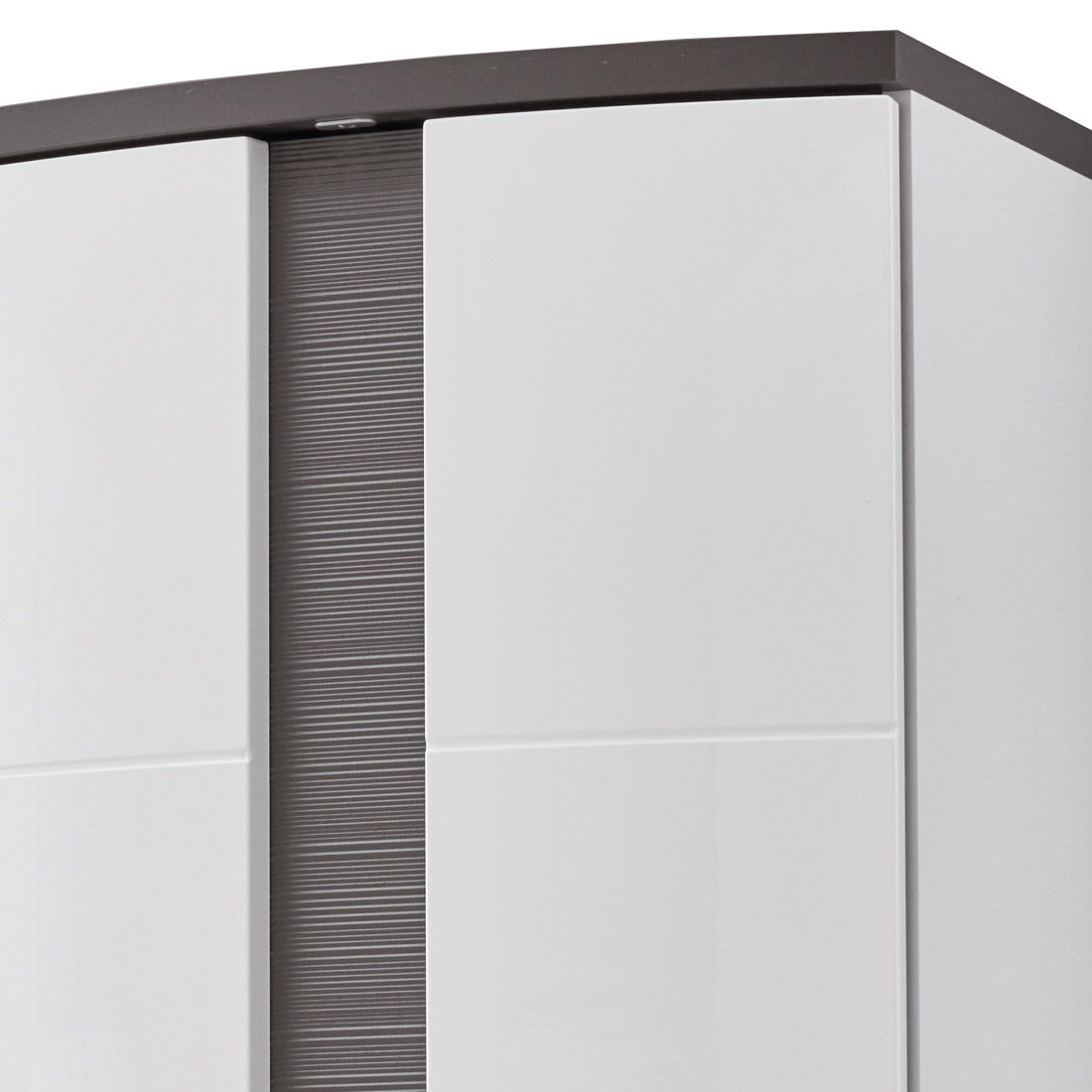 IDEAL WOHNEN Cabana Garderobenschrank mit Beleuchtung 60x39,8x208,6cm