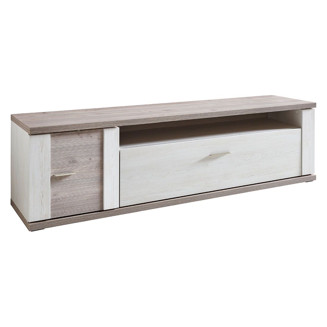 IDEAL WOHNEN Manhattan Lowboard mit Beleuchtung 215x51,6x60cm