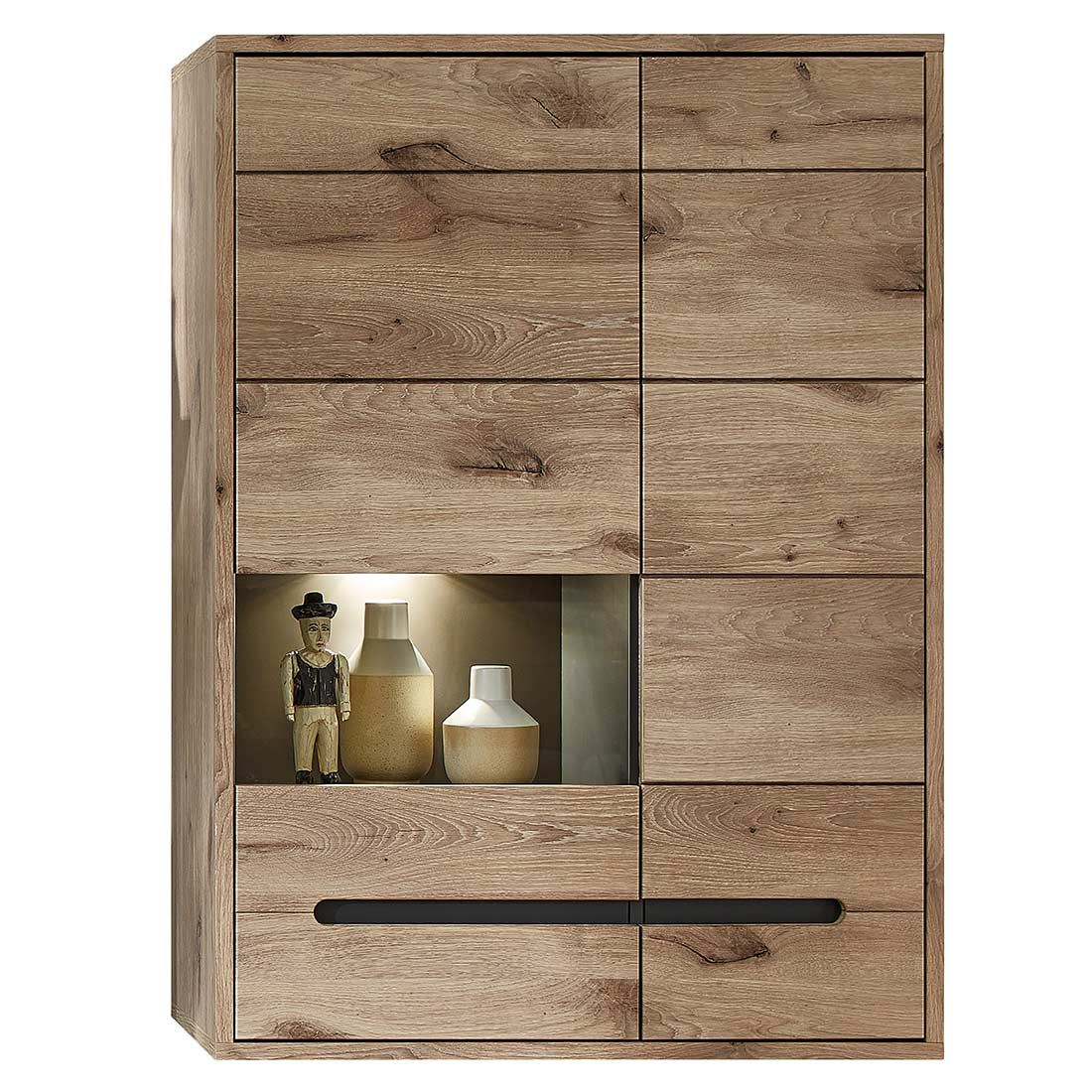 Innostyle Bellano Hängevitrine mit Beleuchtung 90x38x126cm