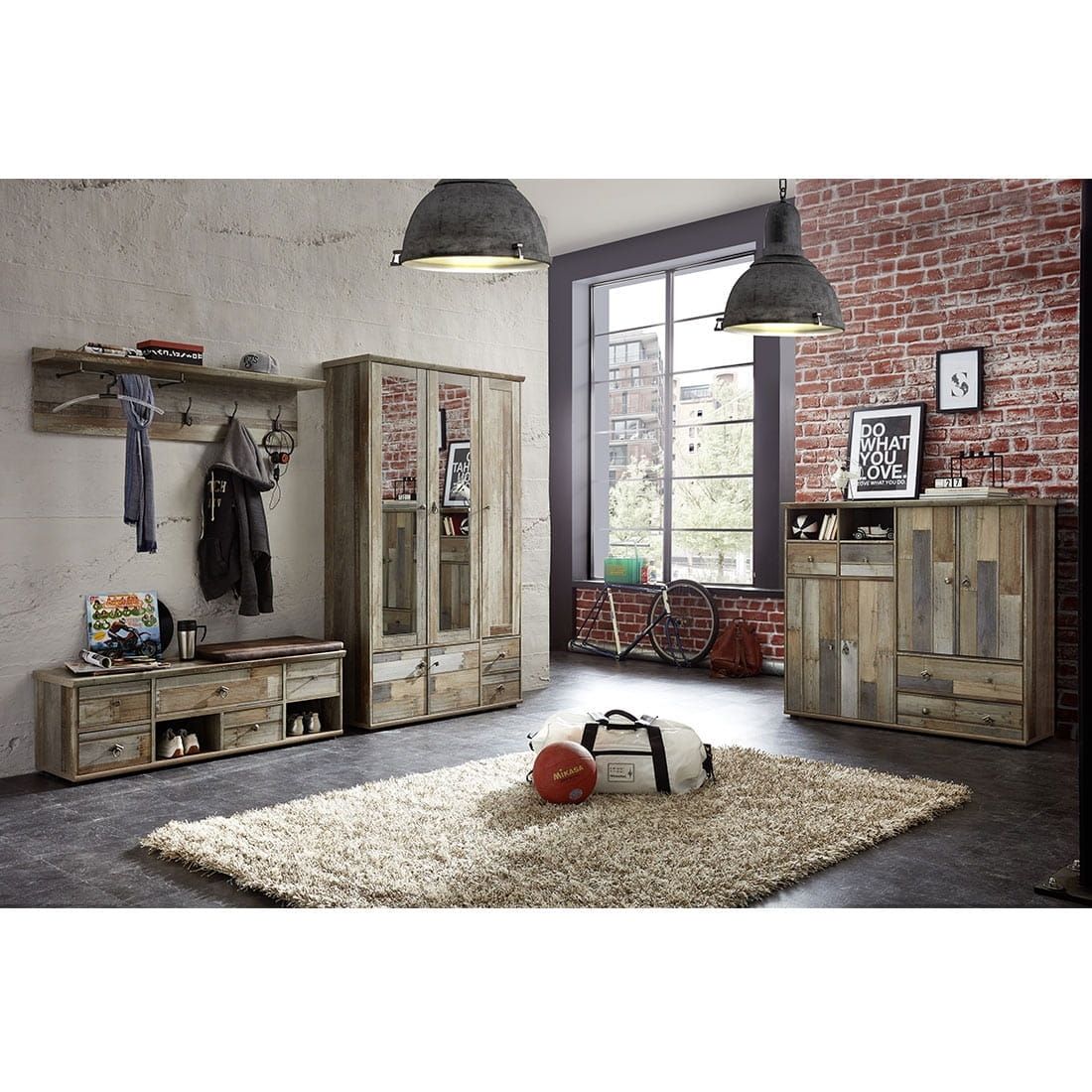 Innostyle Bonanza Garderobenpaneel 67x28x123cm