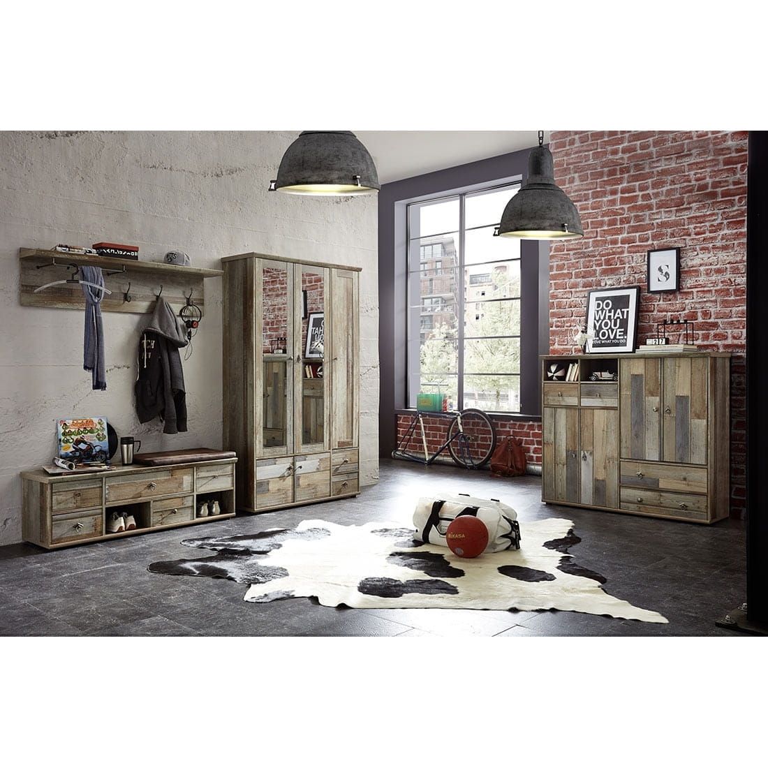 Innostyle Bonanza Garderobenpaneel 67x28x123cm