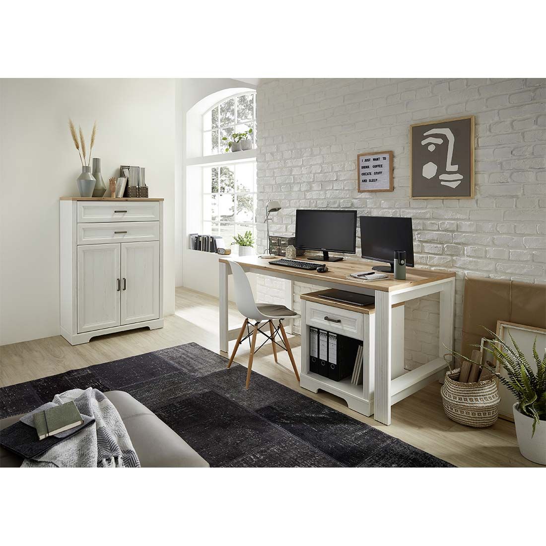 Innostyle Jasmin Büroschrank  86x38x127cm