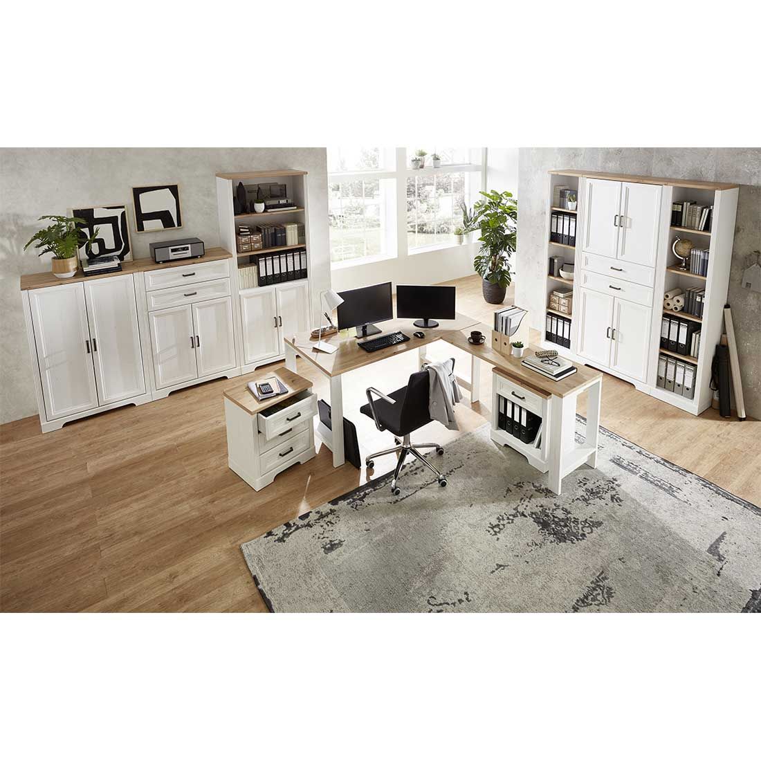 Innostyle Jasmin Büroschrank  86x38x127cm