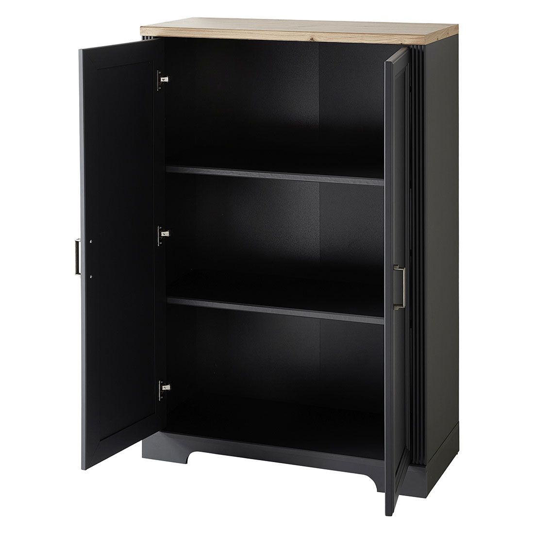 Jasmin Büroschrank 86x38x127cm Innostyle Eiche Graphit/Artisan