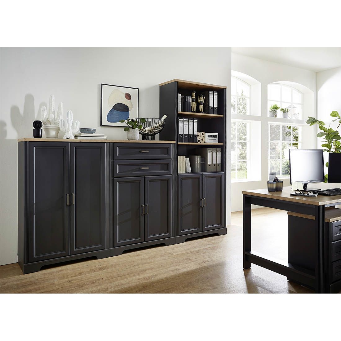 Innostyle Jasmin Büroschrank 86x38x127cm
