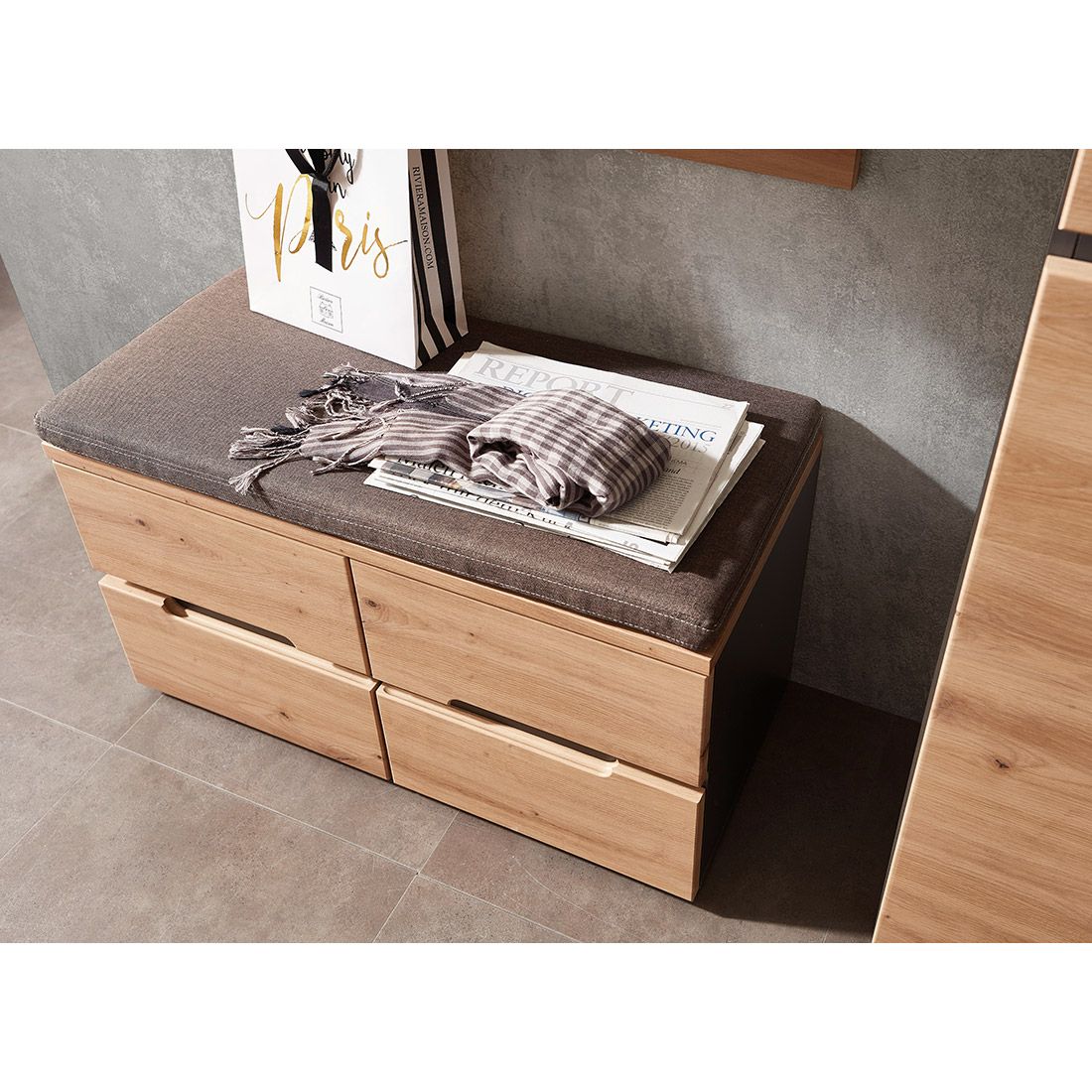 Innostyle Memphis Garderobenbank 80x38x49cm