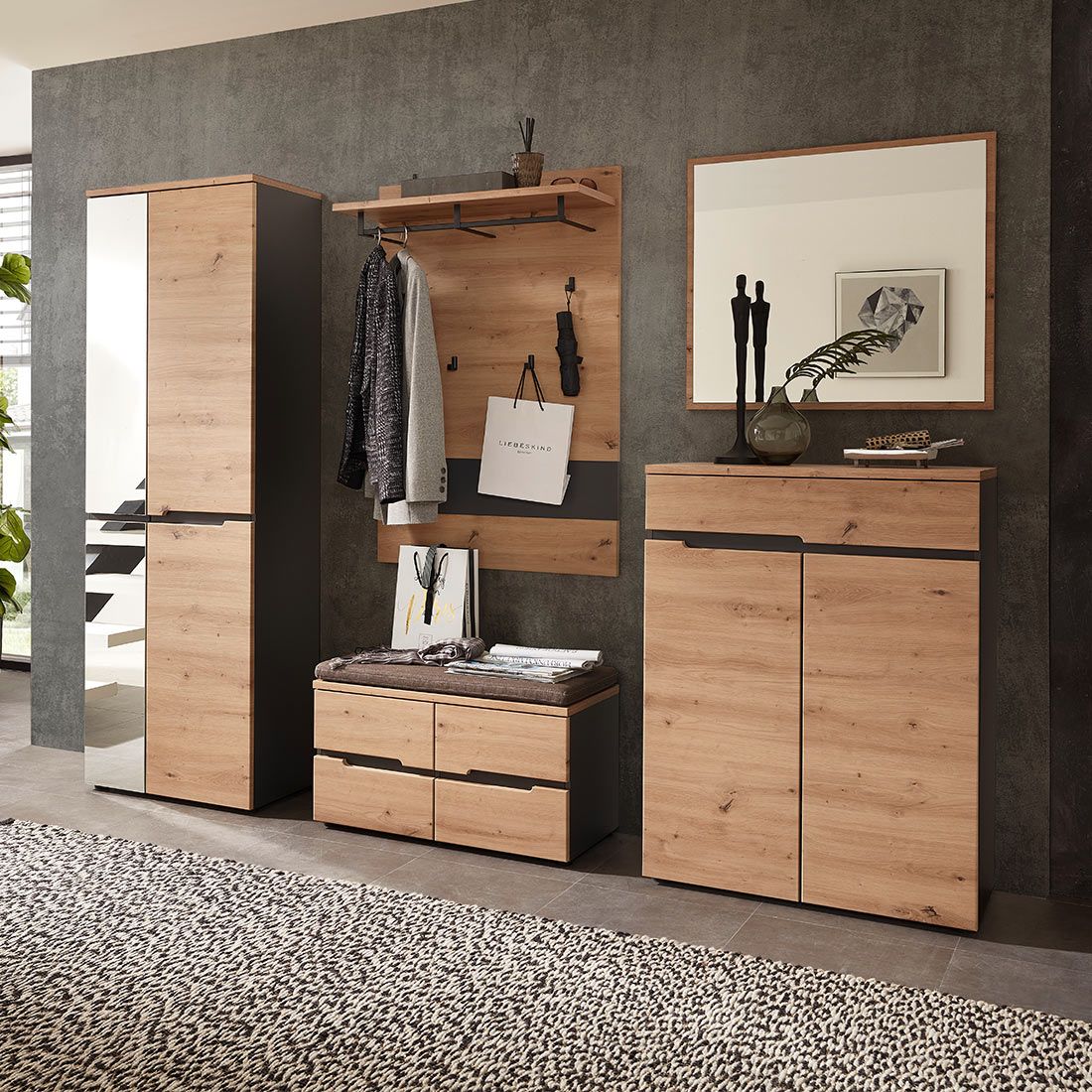 Innostyle Memphis Schuhschrank 80x38x107cm