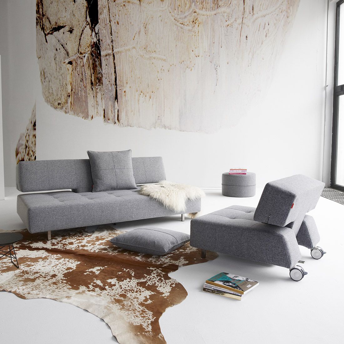 INNOVATION Long Horn Schlafsofa 565 210x113x79cm