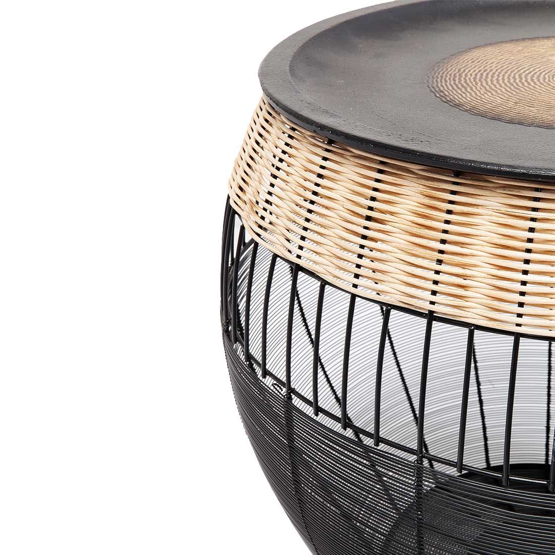 KARE African Drums Beistelltisch 2er-Set Ø46x48cm