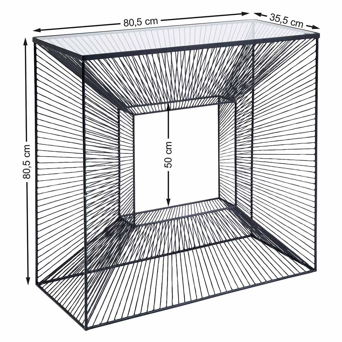 KARE Dimension Konsole 80,5x35,5x80,5cm