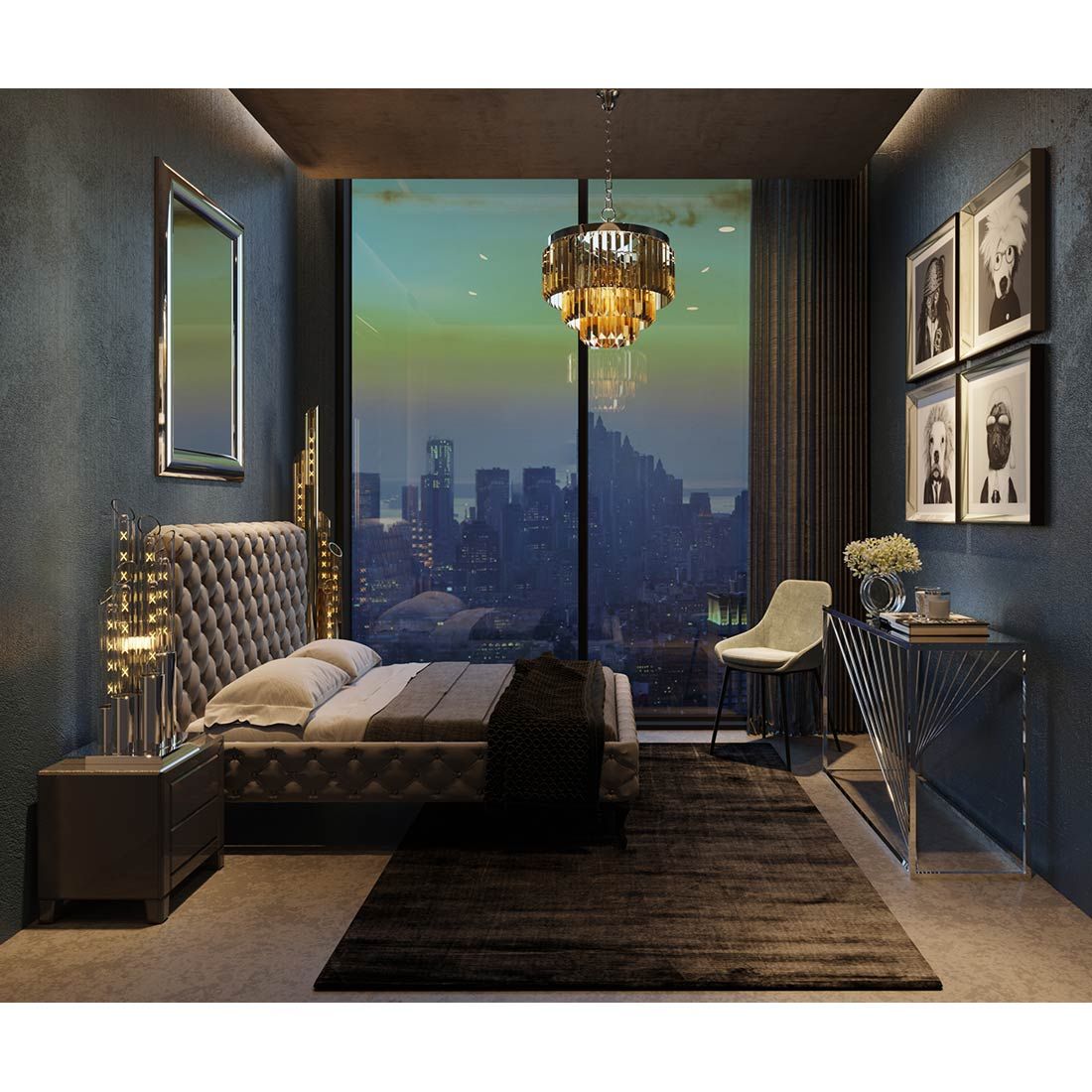 KARE Metropolis Laser Konsole 120x40x78cm