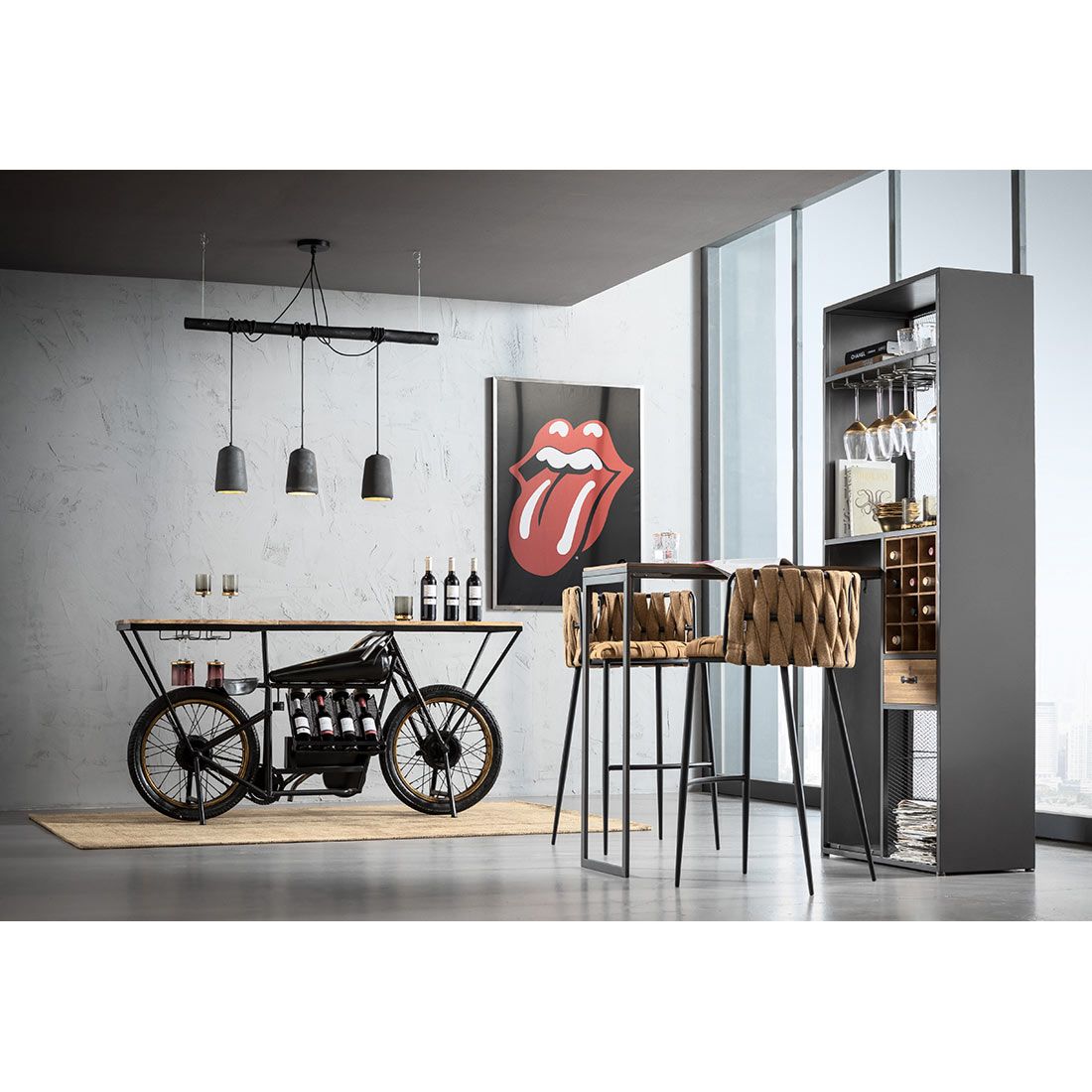 KARE Vinoteca Barschrank 80,5x134,5x201cm