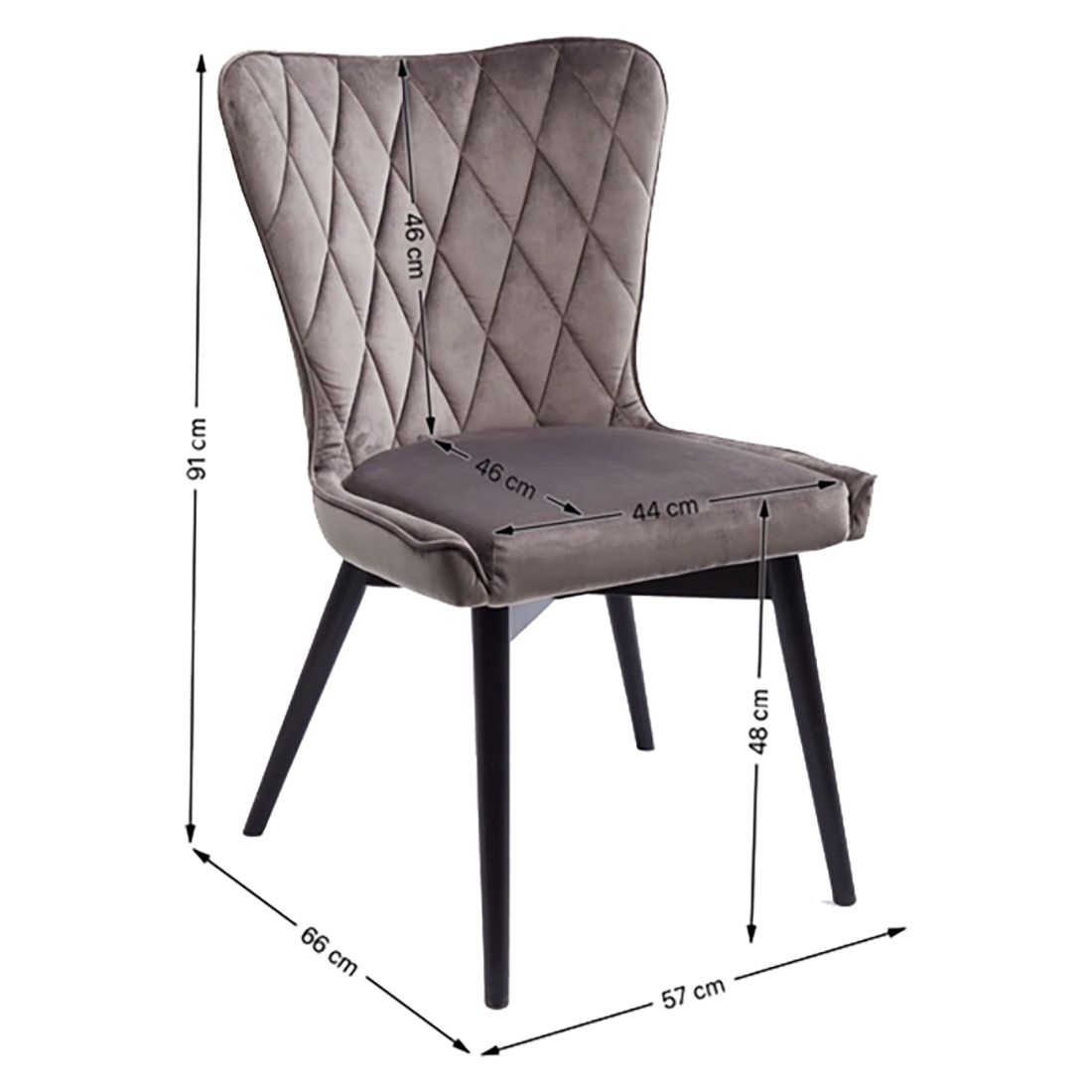 KARE Vinoteca Black Marshall Stuhl