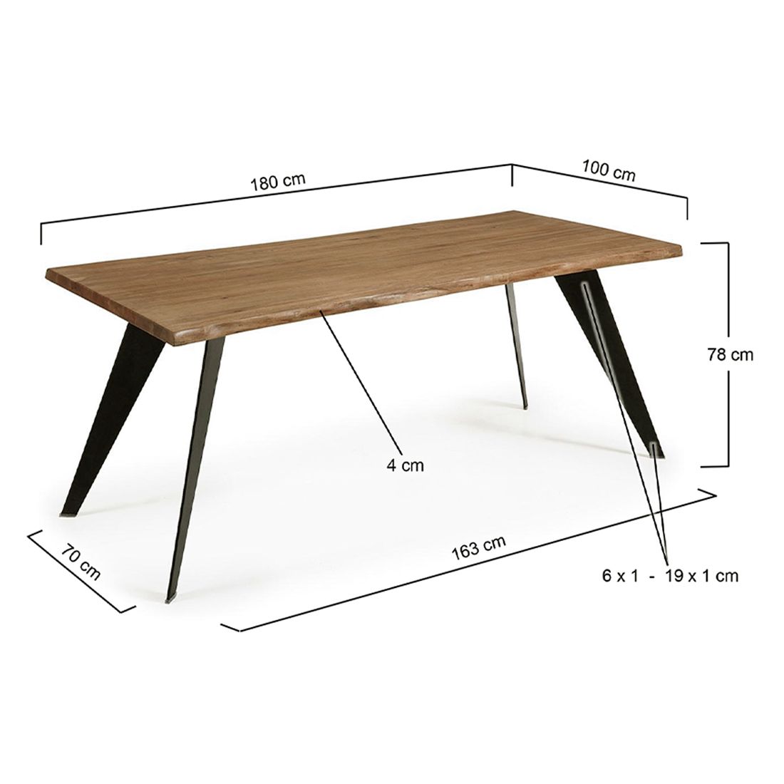 La Forma Koda Tisch 180x100cm