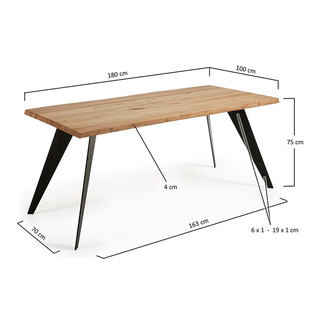 La Forma Koda Esstisch 180x100cm